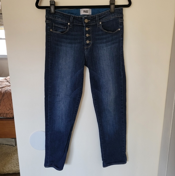 PAIGE Denim - Paige Verdugo Cropped Jeans Benny Wash 27